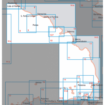 Istituto Idrografico South-central Tyerrenian Sea - From Anzio To Capo Circeo And Pontine Islands