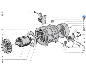 Vetus GEN2007 - Choke for GHS8SI Generator Set