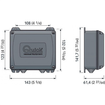 Quick Receiver 2-Channel 10.5-31V/15A - 433MHz