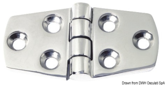 Osculati 38.280.00 - Protruding Hinge 5mm AISI316 38x100 mm