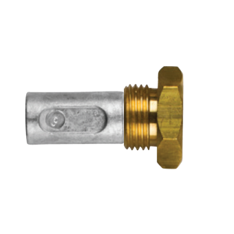 Tecnoseal 01800 - Renault Pencil Anode Ø14 L.28 Complete With Brass Plug Th. 18X1,5