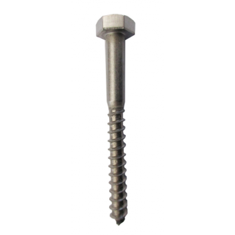 DIN 571 A2 Stainless Steel Hex Head Lag Screws Ø5–10 mm, Length 40–70 mm