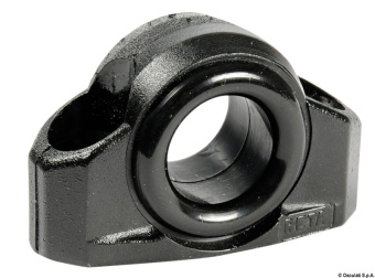 Osculati 58.241.92 - Black Nylon Sheet Fairlead With Renforcement 13 mm