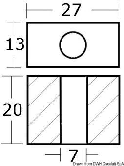 Tohatsu 3B7-60218-1 9.9/15/18 HP Small Anode - Osculati 43.640.05