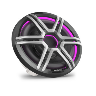 Fusion Apollo 10" Marine Subwoofer with Sports Grey Grille CRGBW LED