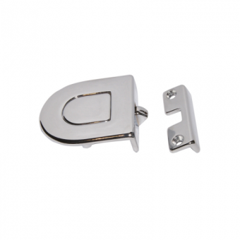 Chromed Brass Hatch Latch 50x42 mm