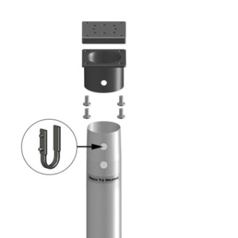 Magma T10-185 Double Locking Stowable Pedestal Mount