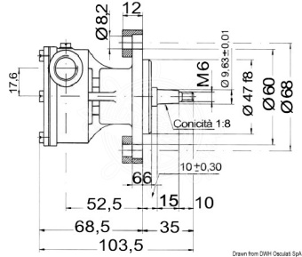 Osculati 16.045.00 - Nauco FPR039 Pump