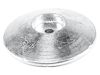 Talamex Aluminium Round Rudder Blade Anode Ø90x25 mm, 270 g