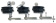 Perko 1086DP1BLK - Hatch Latch, Pressed Metal with Lock Black, Retractable Bolt