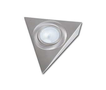 Hollex LED Surface Mount Spot Stainless Steel Triangle 10-30V 1.6W Warm White