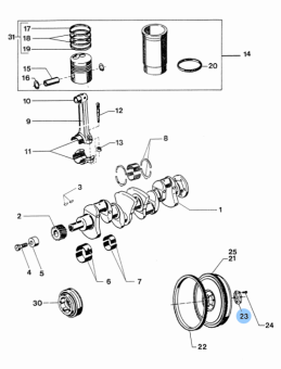 Vetus STM2152 - Locking Plate