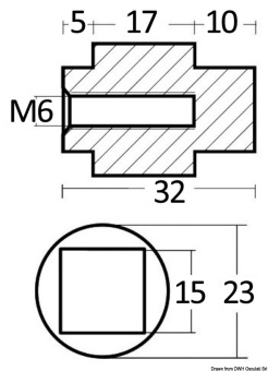 Osculati 43.260.07 - Anode Cylinder For Selva 80/200 HP