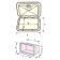 Nuova Rade 196257 - Top Line Container F/Gaz Bottle 3kg, White, 370x390mm, Interr. Gasket