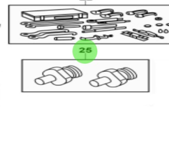 Nanni Diesel 970312756 - Tool Pin 7 for T6 Series Engines