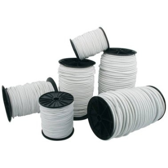 Euromarine Bungee Cord Braid Polyester Ht ø12mm White (80m)