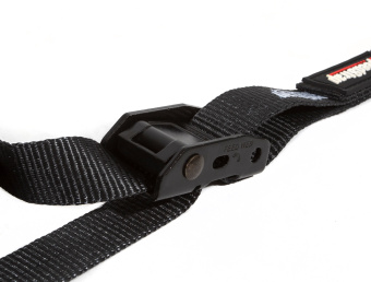 Speedstrap 25 mm Cam-Lock Tie-Down, S-Hooks and Loop, 300 cm, Black, 2 Pieces
