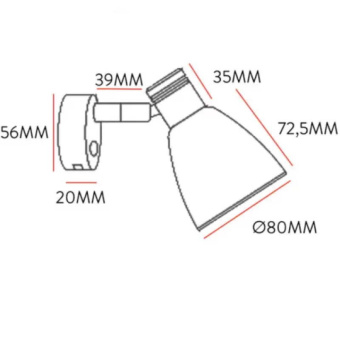 Casolux Martha Glass Wall USB To Dim