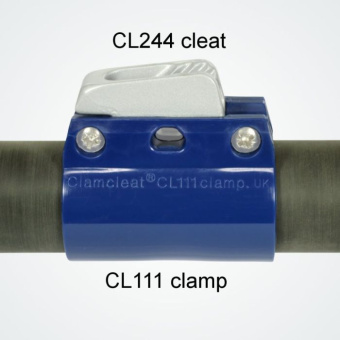 Clamcleat CL111 Boom Clamp for CL244 Cleat, 34–36 mm Tubes