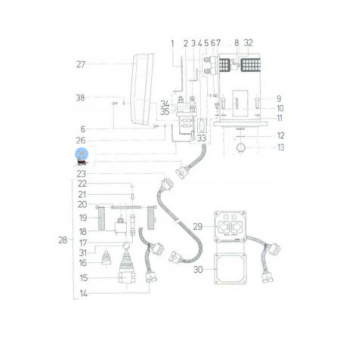 Vetus BP66 - Bracket Solenoid-Switches