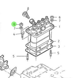 Nanni Diesel 970307372 - Delivery Valve Holder for Injection Pump Systems