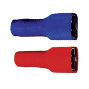 Insulated Female Clip Blue 6.3x0.8