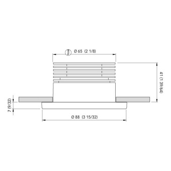 Quick Recessed Spotlight Chiara 6W