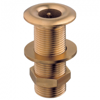 Guidi Polished Brass Through Hull 2"