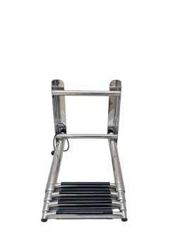 Hollex Telescopic Swimming Ladder Stainless Steel 316 4 Steps Fold