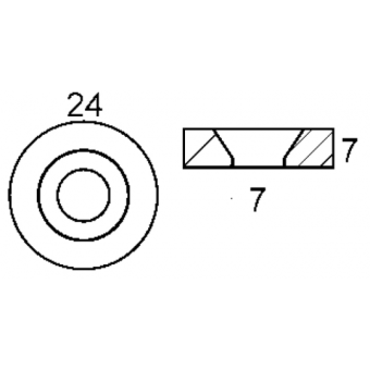 Tecnoseal Zinc Ring For 8/20 HP Engine