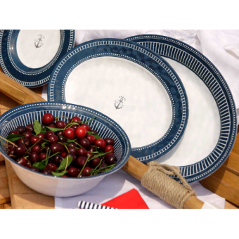 Marine Business Sailor Soul Oval Tray Set 2 Pieces