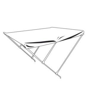 Trem Bimini Alu - 135cm