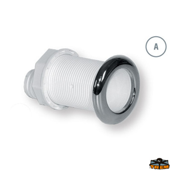 Trem N2842108 - Water Drainage Bushing Internal Diameter 42 mm With AISI 316 Flange, With Hose Connector