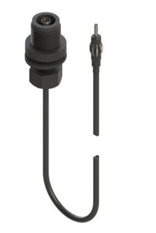 Pacific Aerials P6716 - SeaMaster FM+AM Deck Feedthrough Support Black + 5m Cable