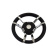 Gussi Italia 30113561 011 Stainless Steel And Leather Steering Wheel Ø35 mm