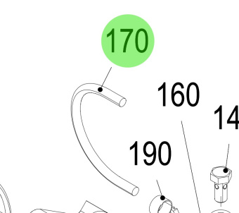 Steyr 2203665-1 - Boost Pressure Hose for Steyr Engine Applications