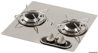 Osculati 50.103.42 - Two-Burner Cooktop 380 x 360 mm