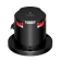 Lopolight 200-014G2-PRO-I - Navigation Light 2NM 360° Red, Black Anodized