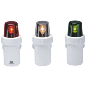 Plastimo 28038 - White sternlight, Compact navigation light with integrated reflector