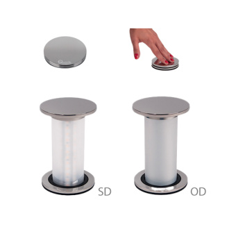 Quick Secret Light FL 3W OD, Stainless Steel 316 Polished, Warm White