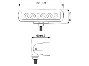Talamex LED Searchlight 10-30V 6000-6500K
