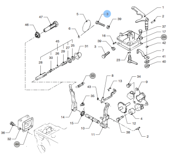 Vetus STM2720 - Bolt for Regulator