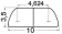 Osculati 44.479.10 - Semi-Round AISI316 Profile 10 mm (3 m)