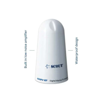Scout Wave Omnidirectional TV Antenna 20cm White