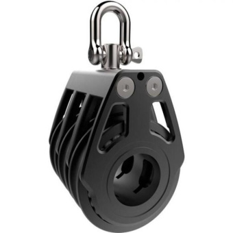 Lewmar 29901813BK - Racing Triple Block - 80 mm