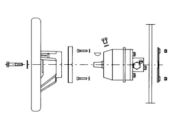 Ultraflex UP33F - Hydraulic Steering Pump