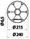 Osculati 48.418.28 - Aluminium Table Leg with Holding Plate