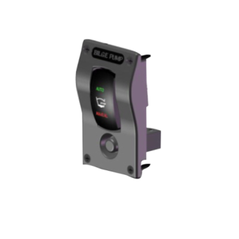 Allpa Single Acting Control Panel, 60x100mm, Bilge Switch