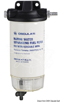 Osculati 17.661.24 - Petrol Filter With Water/Fuel Separator