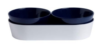 Marine Business Blue 9x27cm Snack Bowls Set (3 items)